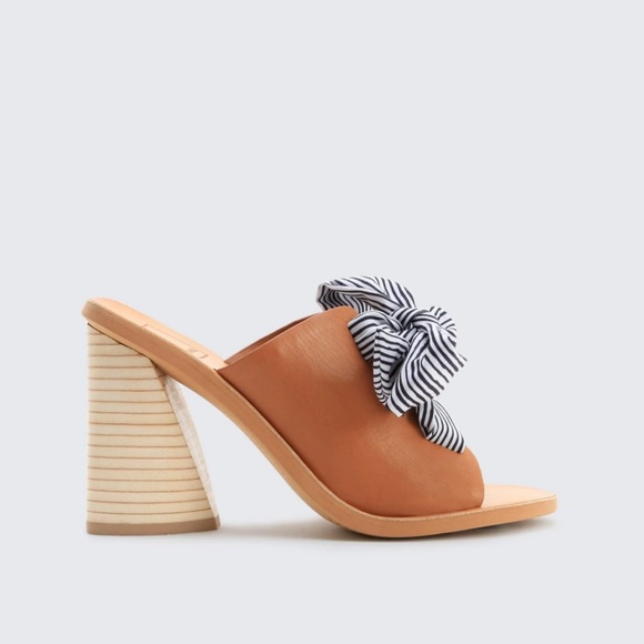 DOLCE VITA Amber Leather Heeled Sandal SZ 7.5 BRAND NEW - Picture 6 of 14